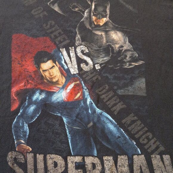 Batman V Superman Men's Black t-shirt size XXL Great Graphics Movies - Picture 3 of 8